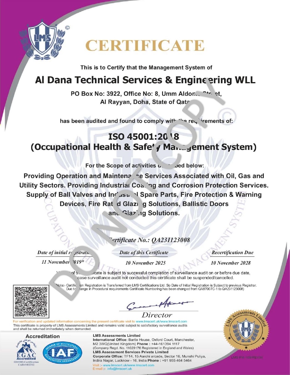 ISO Certificate